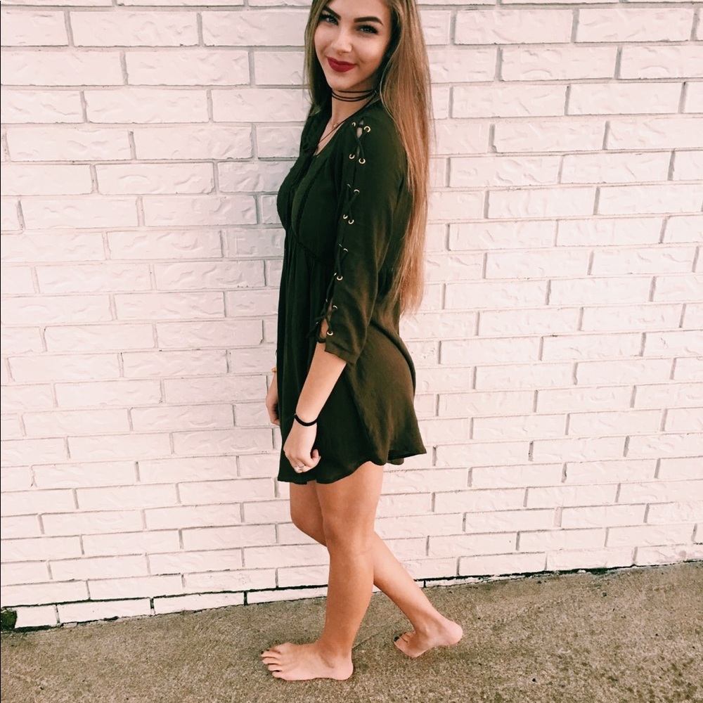 Green dress